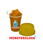 MonsterSlush Gummibärchen, 5l Kanister, gelber Dec